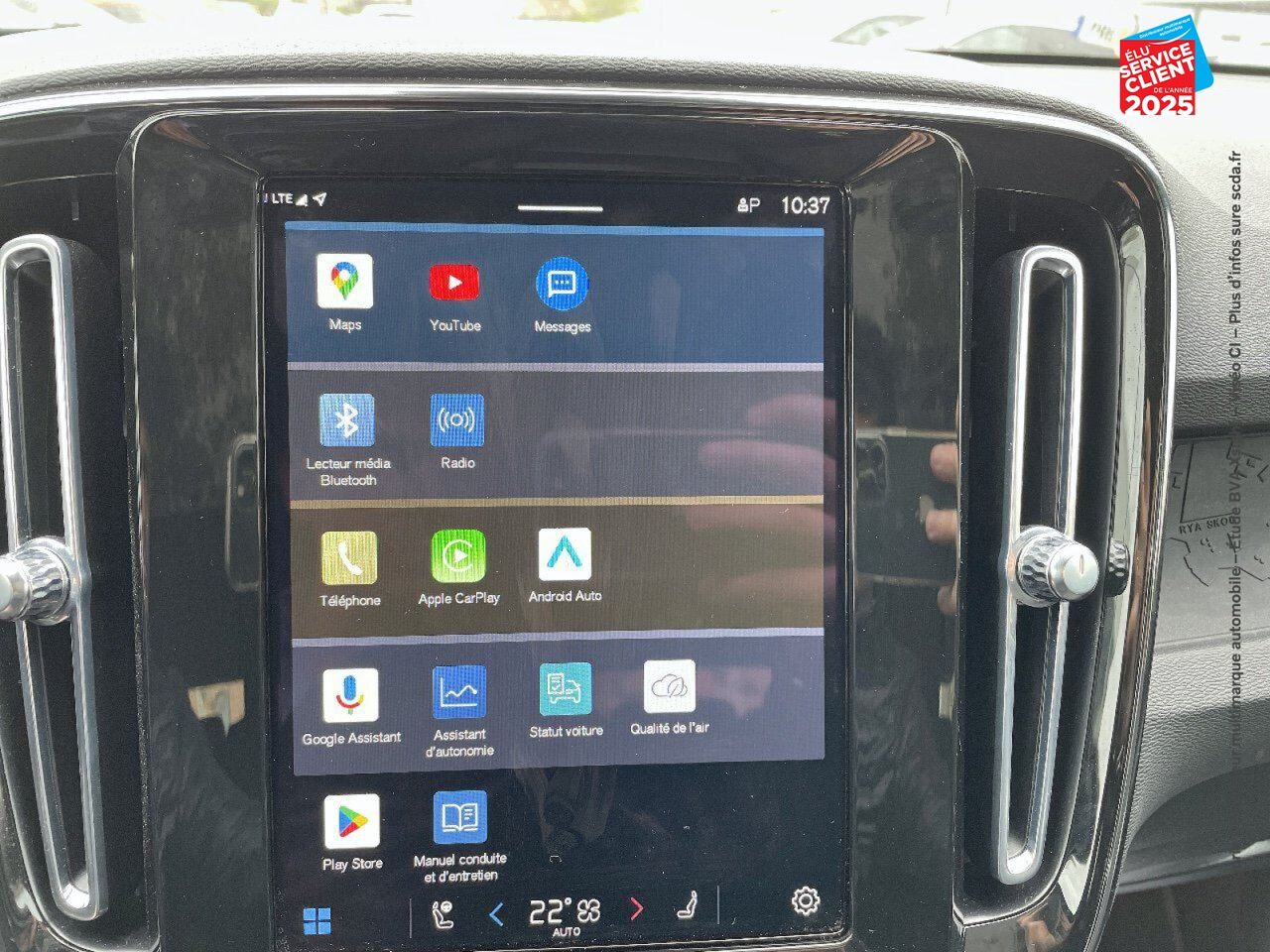Véhicule d'occasion VOLVO C40 RECHARGE 231CH ULTIMATE chez Hyundai Chalons