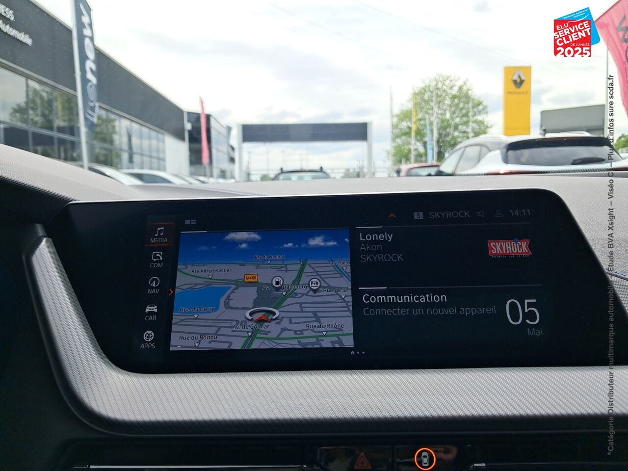 Véhicule d'occasion BMW SERIE 1 116DA 116CH M SPORT DKG7 TOUVRANT GPS CAMERA chez BMW Belfort