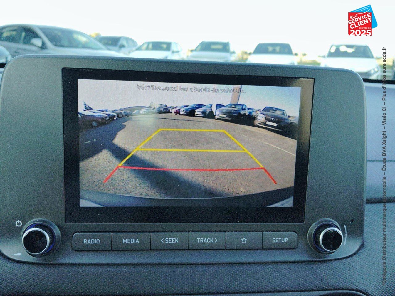 Véhicule d'occasion HYUNDAI KONA 1.6 GDI 141CH HYBRID INITIA DCT-6 GPS CAMERA chez Hyundai Mulhouse