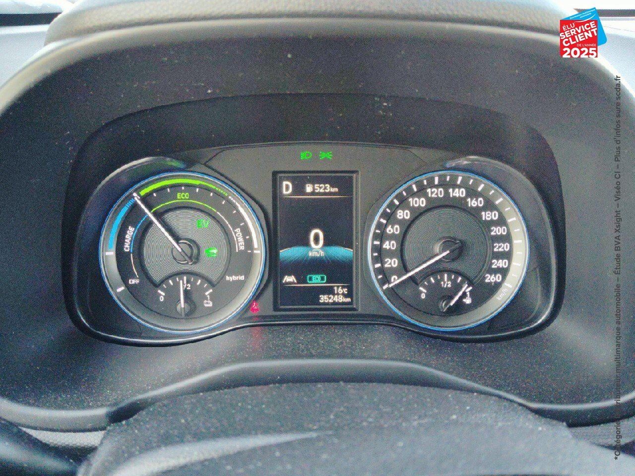 Véhicule d'occasion HYUNDAI KONA 1.6 GDI 141CH HYBRID INITIA DCT-6 GPS CAMERA chez Hyundai Mulhouse