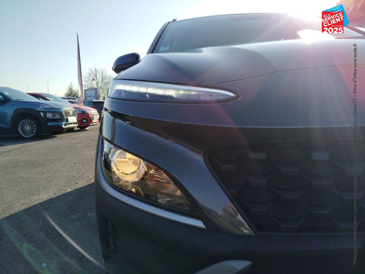 Véhicule d'occasion HYUNDAI KONA 1.6 GDI 141CH HYBRID INITIA DCT-6 GPS CAMERA chez Hyundai Mulhouse
