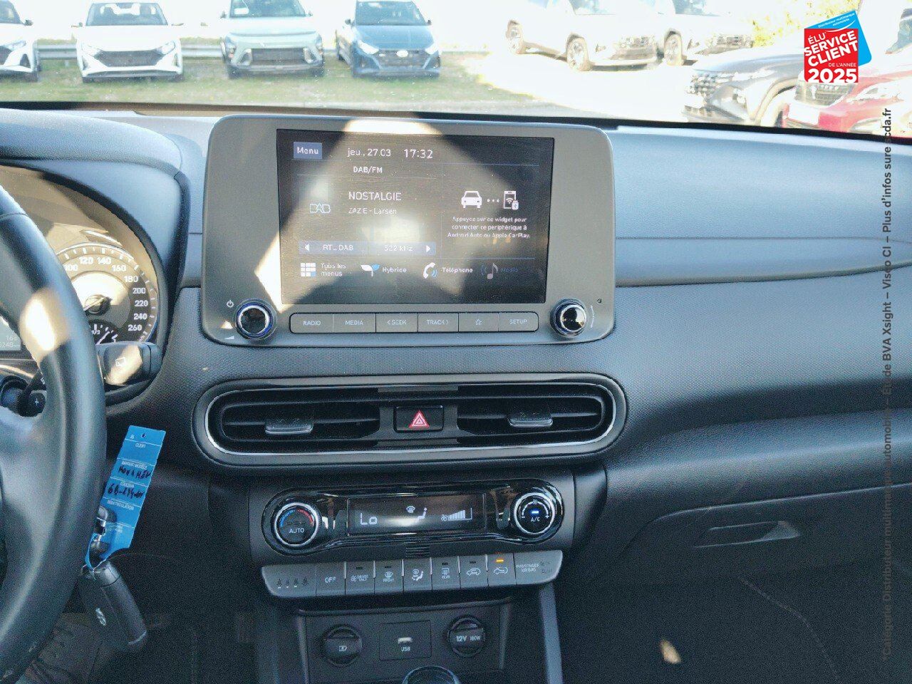 Véhicule d'occasion HYUNDAI KONA 1.6 GDI 141CH HYBRID INITIA DCT-6 GPS CAMERA chez Hyundai Mulhouse