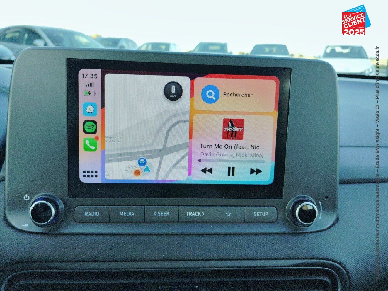 Véhicule d'occasion HYUNDAI KONA 1.6 GDI 141CH HYBRID INITIA DCT-6 GPS CAMERA chez Hyundai Mulhouse