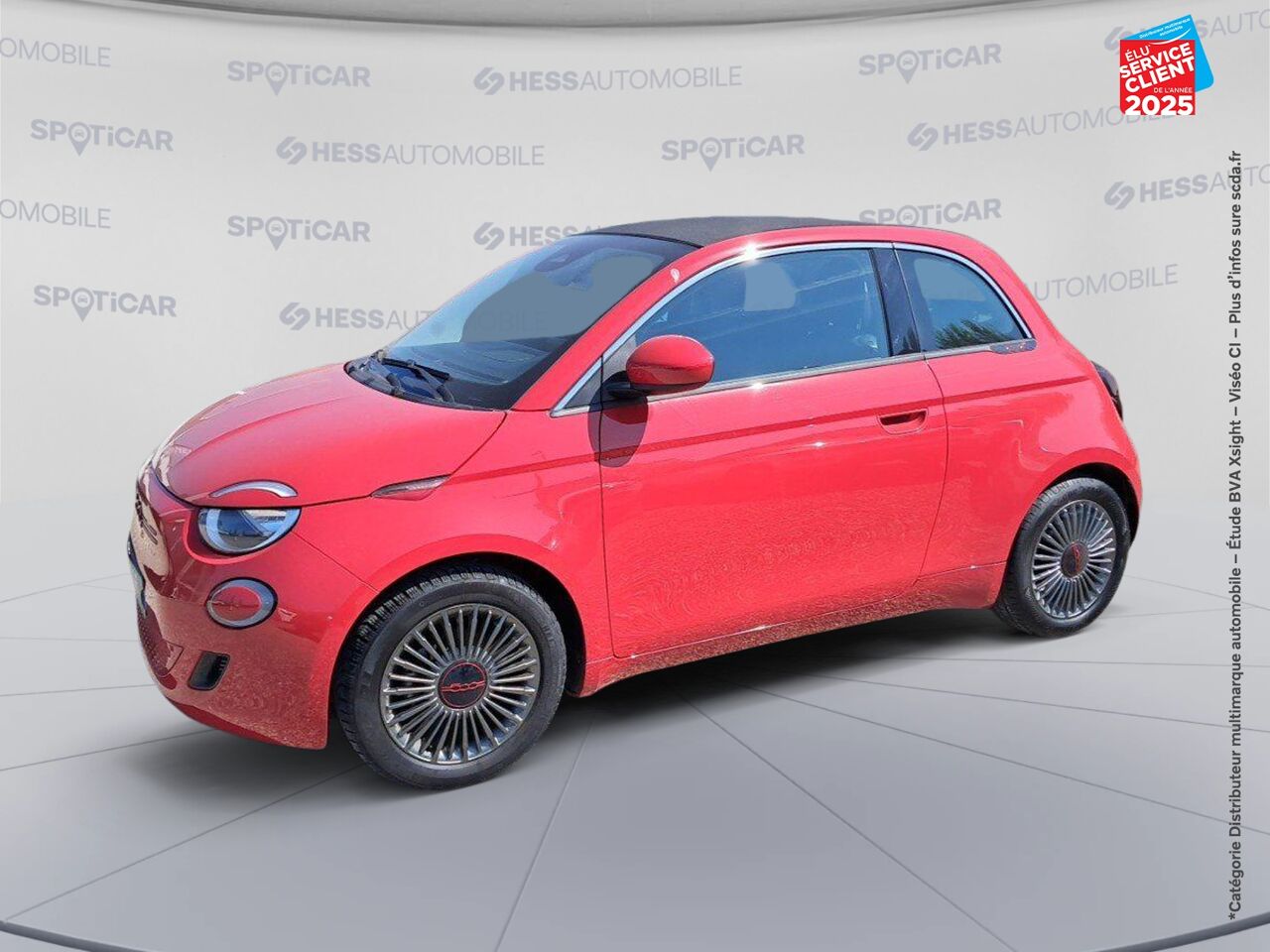 Véhicule d'occasion FIAT 500C E 95CH RED chez Nissan Belfort