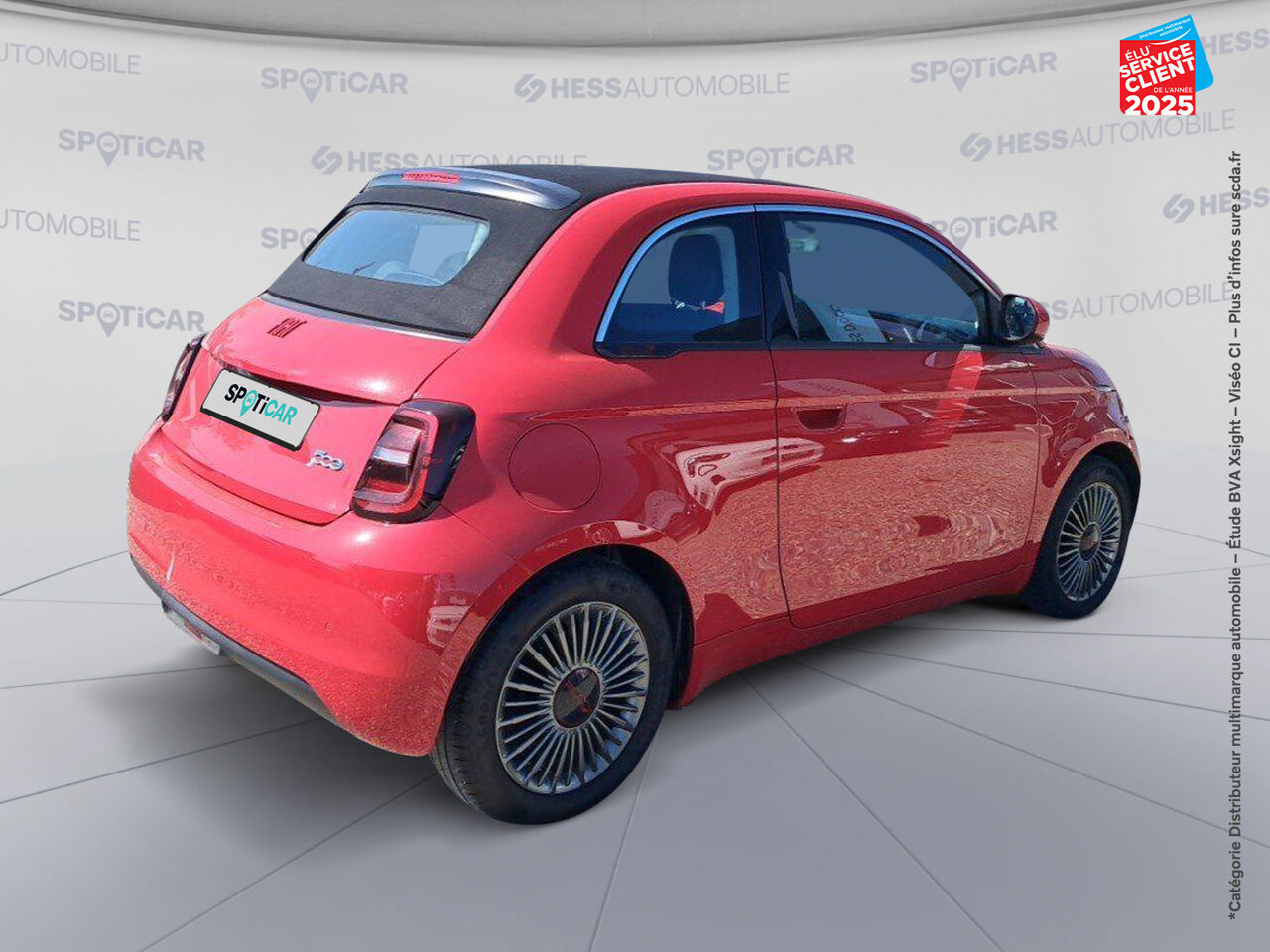 Véhicule d'occasion FIAT 500C E 95CH RED chez Nissan Belfort