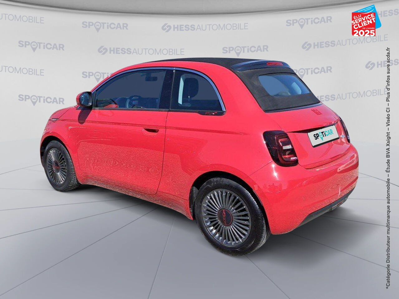 Véhicule d'occasion FIAT 500C E 95CH RED chez Nissan Belfort