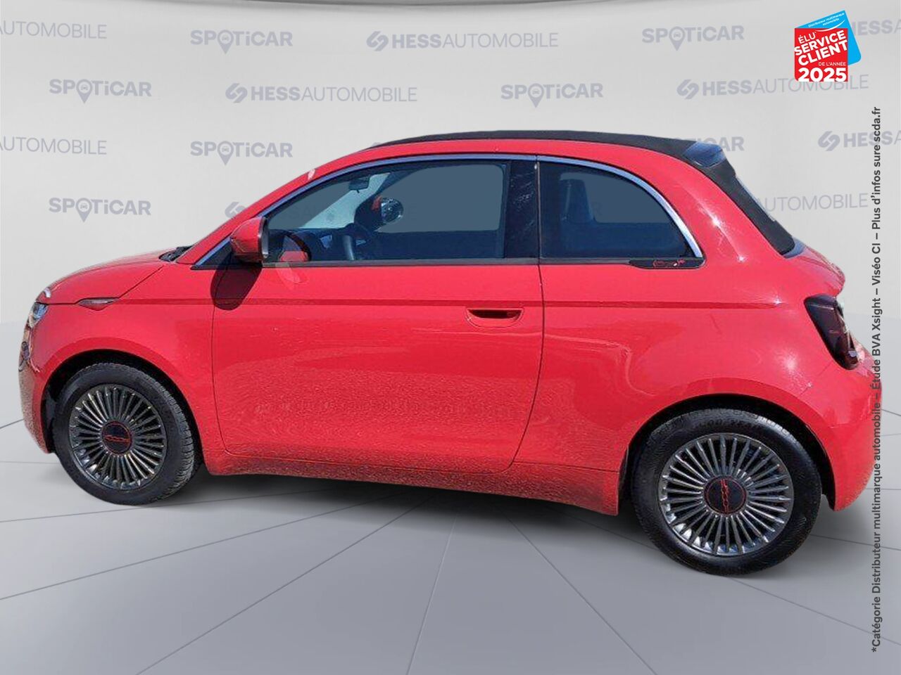 Véhicule d'occasion FIAT 500C E 95CH RED chez Nissan Belfort