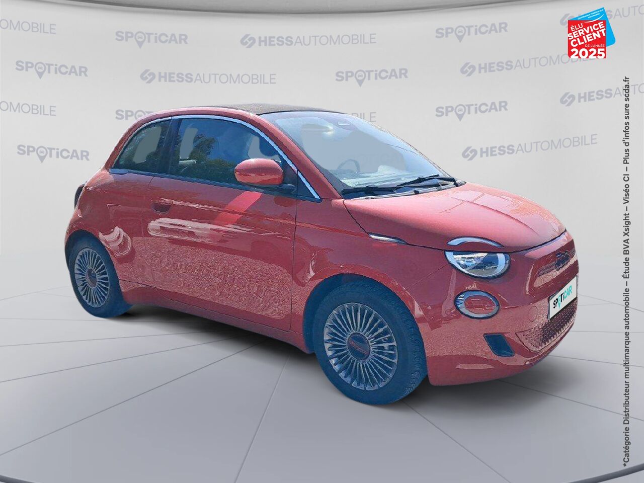 Véhicule d'occasion FIAT 500C E 95CH RED chez Nissan Belfort