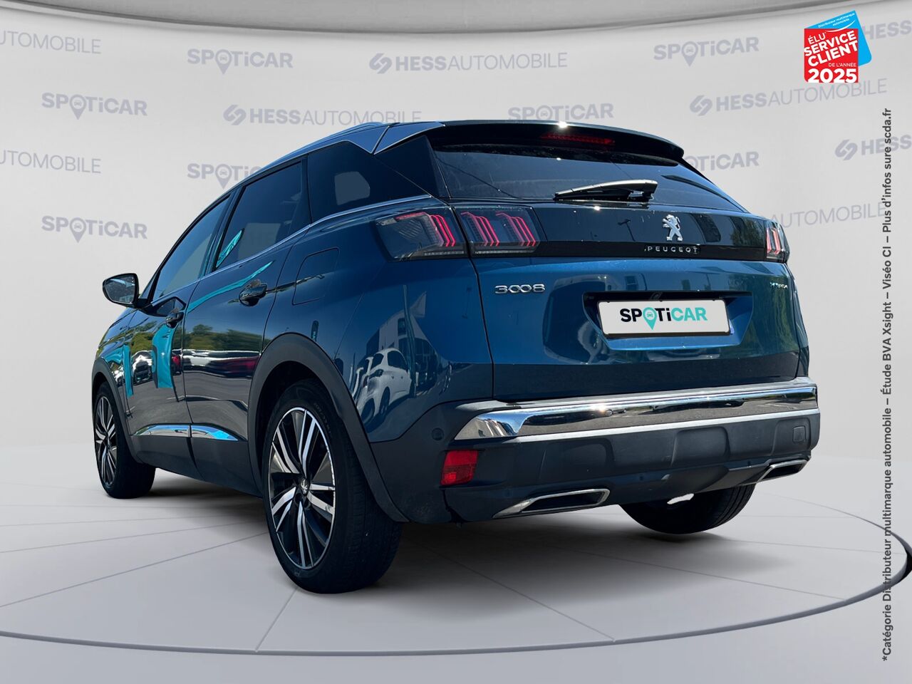 Véhicule d'occasion PEUGEOT 3008 HYBRID4 300CH GT PACK E-EAT8 chez Hyundai Epernay