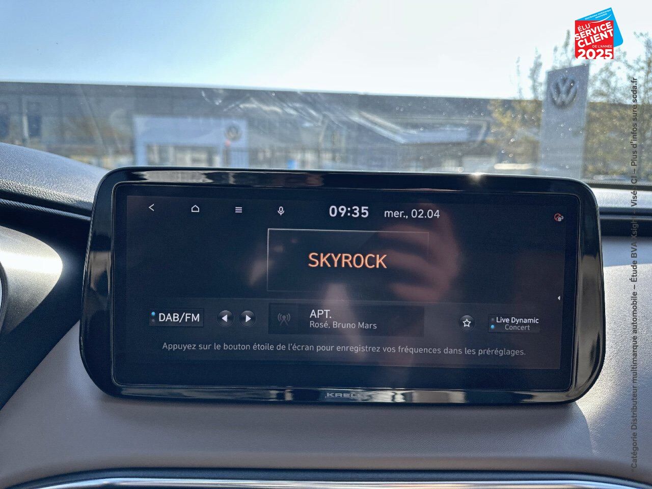 Véhicule d'occasion HYUNDAI SANTA FE 1.6 T-GDI 265CH PLUG-IN EXECUTIVE BVA6 HTRAC TOUVRANT CUIR CAMERA chez Hyundai Epernay