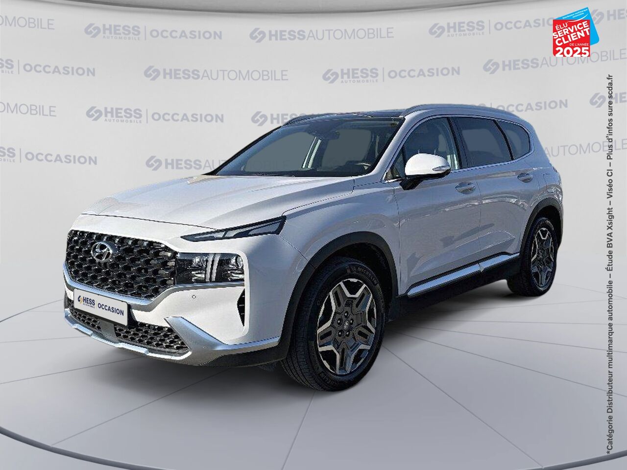 Véhicule d'occasion HYUNDAI SANTA FE 1.6 T-GDI 265CH PLUG-IN EXECUTIVE BVA6 HTRAC TOUVRANT CUIR CAMERA chez Hyundai Epernay