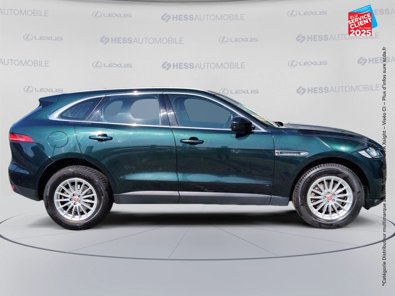 Véhicule d'occasion JAGUAR F-PACE V6 3.0D 300CH PRESTIGE 4X4 BVA8 SIEGES CUIR GPS CAMERA MERIDIAN chez BMW Belfort