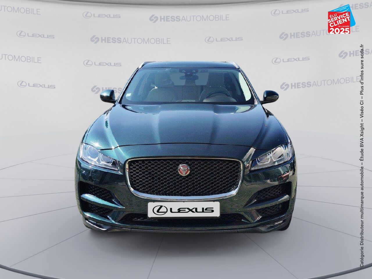 Véhicule d'occasion JAGUAR F-PACE V6 3.0D 300CH PRESTIGE 4X4 BVA8 SIEGES CUIR GPS CAMERA MERIDIAN chez BMW Belfort