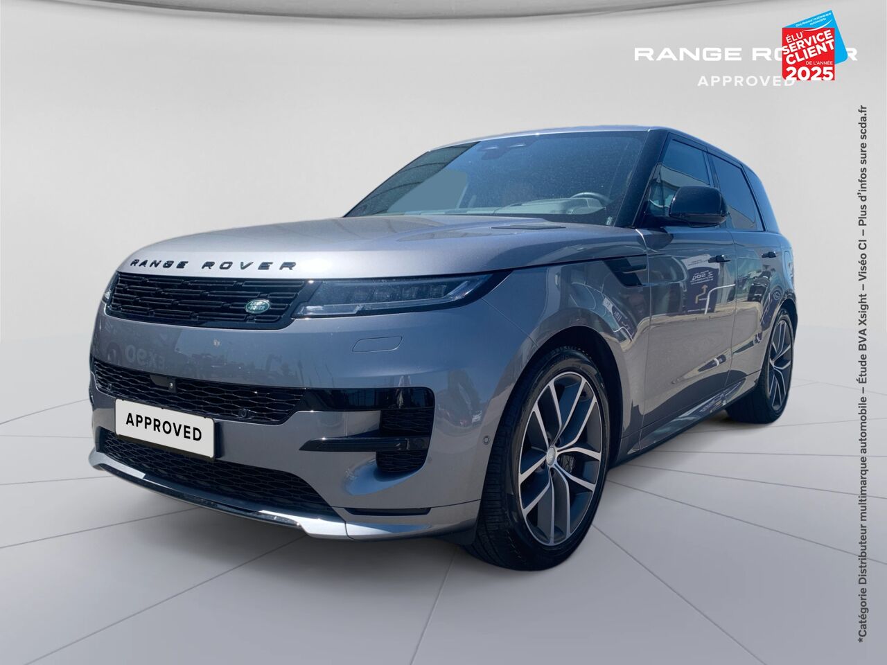 Véhicule d'occasion LAND-ROVER RANGE ROVER SPORT 3.0 P460E 460CH PHEV DYNAMIC SE TOUVRANT SIEGE CHAUF CAMERA GPS chez Renault Colmar