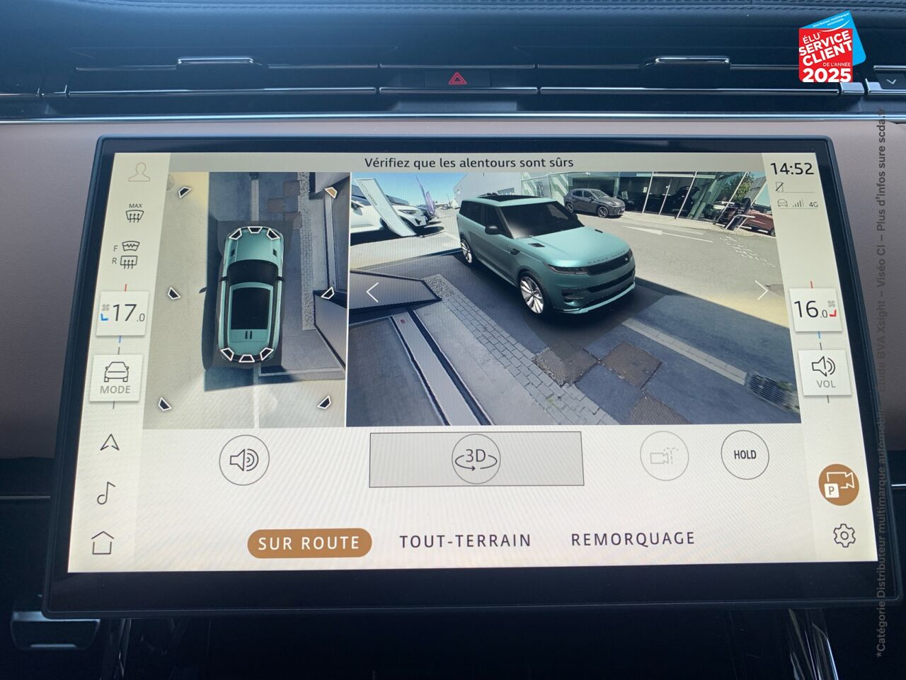 Véhicule d'occasion LAND-ROVER RANGE ROVER SPORT 3.0 P460E 460CH PHEV DYNAMIC SE TOUVRANT SIEGE CHAUF CAMERA GPS chez Renault Colmar
