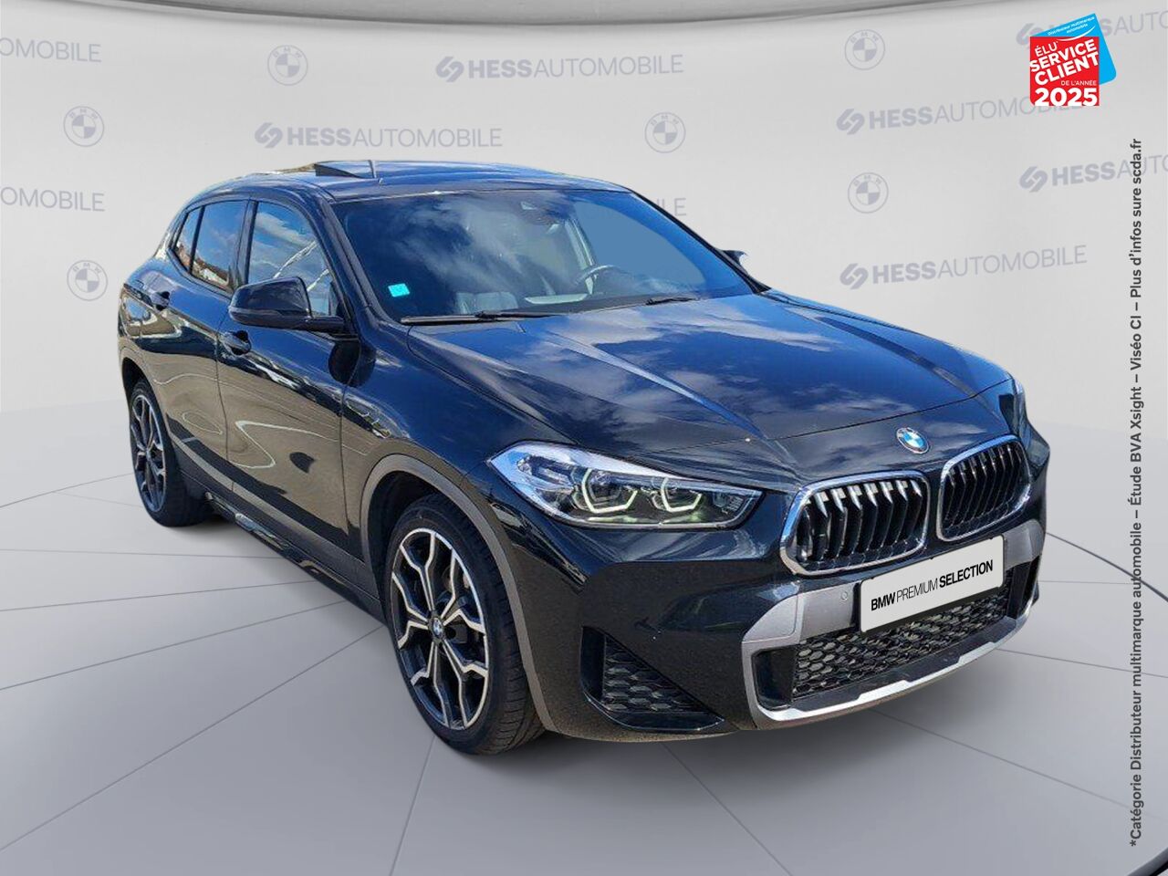 Véhicule d'occasion BMW X2 SDRIVE18DA 150CH M SPORT X EURO6D-T TOUVRANT SIEGES CHAUF GPS CAMERA ATTELAGE chez MINI Lons-Le-Saunier