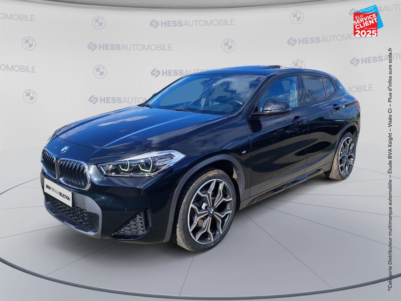Véhicule d'occasion BMW X2 SDRIVE18DA 150CH M SPORT X EURO6D-T TOUVRANT SIEGES CHAUF GPS CAMERA ATTELAGE chez MINI Lons-Le-Saunier