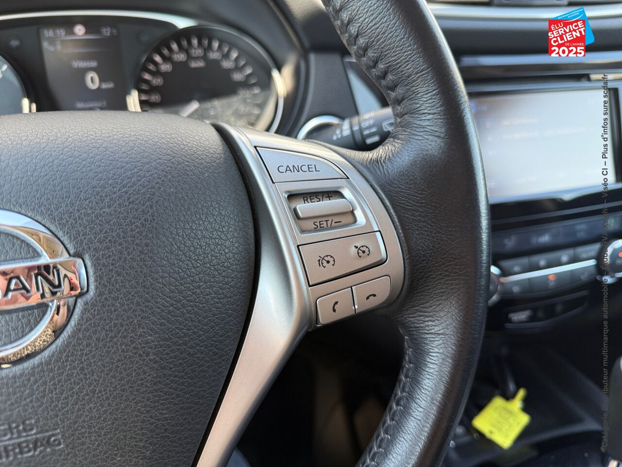 Véhicule d'occasion NISSAN X-TRAIL 1.6 DCI 130CH TEKNA XTRONIC EURO6 7 PLACES TOUVRANT SIEGES CHAUF/CUIR GPS CAMERA ATTELAGE chez Hyundai Chalons