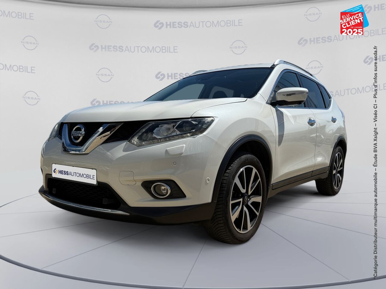 Véhicule d'occasion NISSAN X-TRAIL 1.6 DCI 130CH TEKNA XTRONIC EURO6 7 PLACES TOUVRANT SIEGES CHAUF/CUIR GPS CAMERA ATTELAGE chez Hyundai Chalons