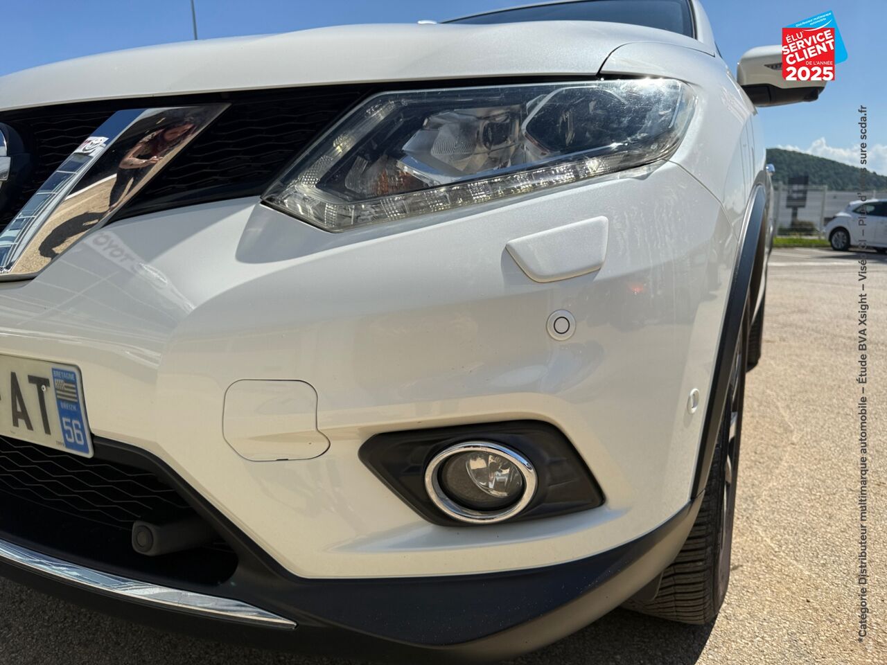 Véhicule d'occasion NISSAN X-TRAIL 1.6 DCI 130CH TEKNA XTRONIC EURO6 7 PLACES TOUVRANT SIEGES CHAUF/CUIR GPS CAMERA ATTELAGE chez Hyundai Chalons