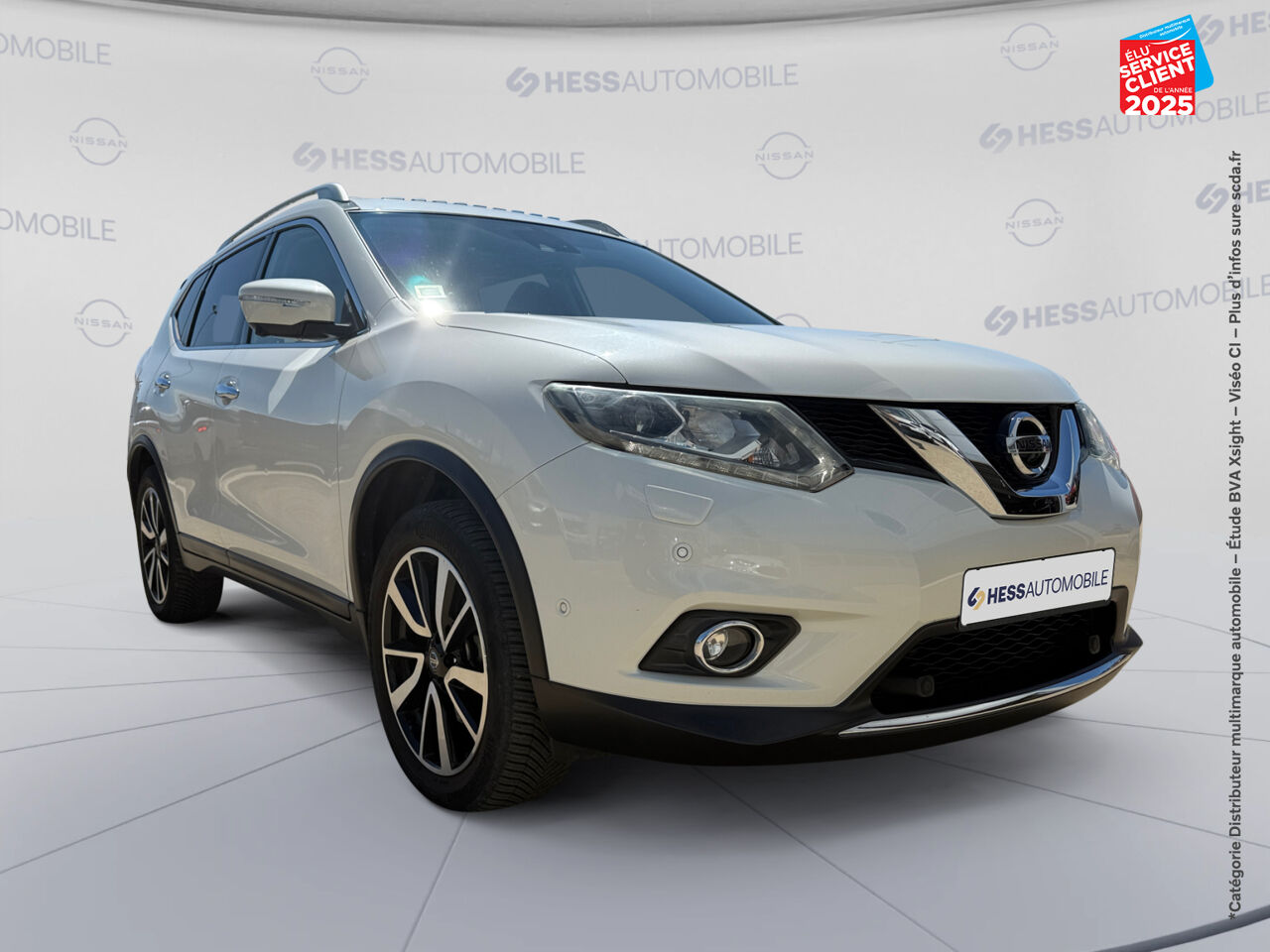 Véhicule d'occasion NISSAN X-TRAIL 1.6 DCI 130CH TEKNA XTRONIC EURO6 7 PLACES TOUVRANT SIEGES CHAUF/CUIR GPS CAMERA ATTELAGE chez Hyundai Chalons