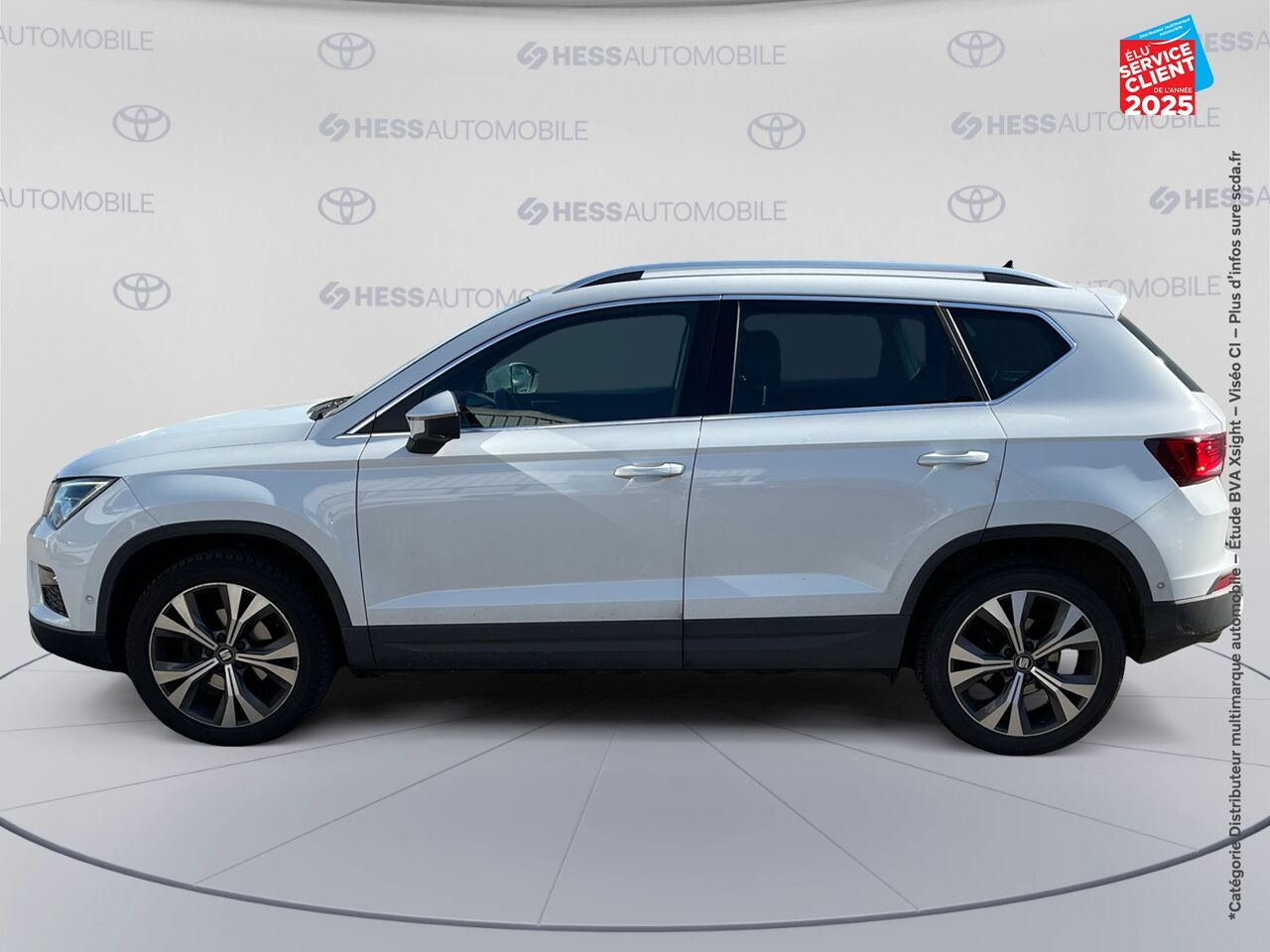 Véhicule d'occasion SEAT ATECA 1.5 TSI 150CH ACT STARTSTOP XCELLENCE DSG EURO6D-T SIEGES CHAUF GPS CAMERA chez Toyota Thionville