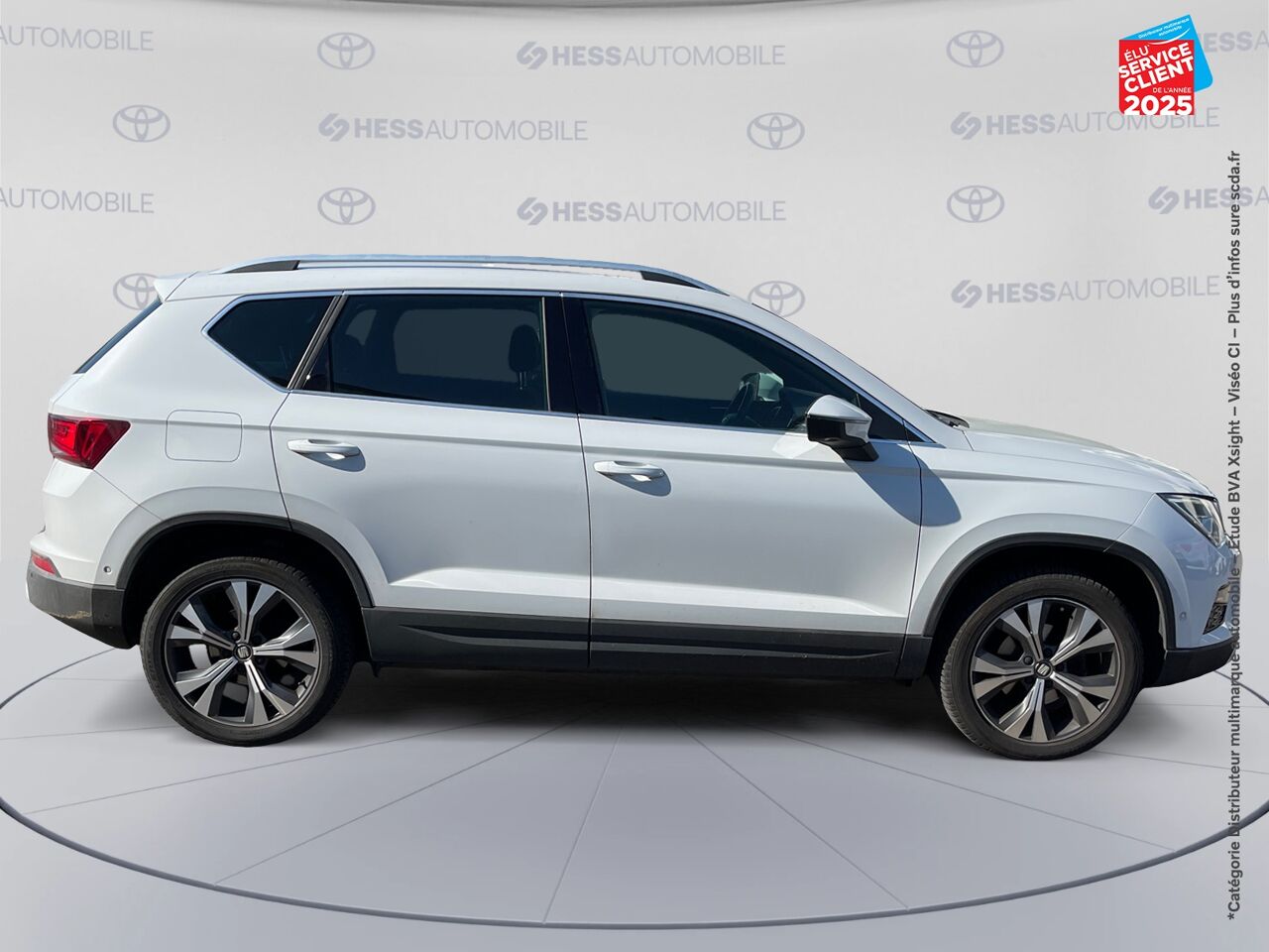Véhicule d'occasion SEAT ATECA 1.5 TSI 150CH ACT STARTSTOP XCELLENCE DSG EURO6D-T SIEGES CHAUF GPS CAMERA chez Toyota Thionville