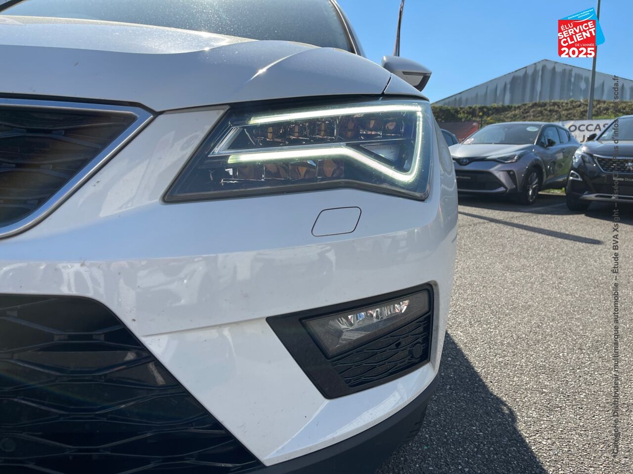 Véhicule d'occasion SEAT ATECA 1.5 TSI 150CH ACT STARTSTOP XCELLENCE DSG EURO6D-T SIEGES CHAUF GPS CAMERA chez Toyota Thionville