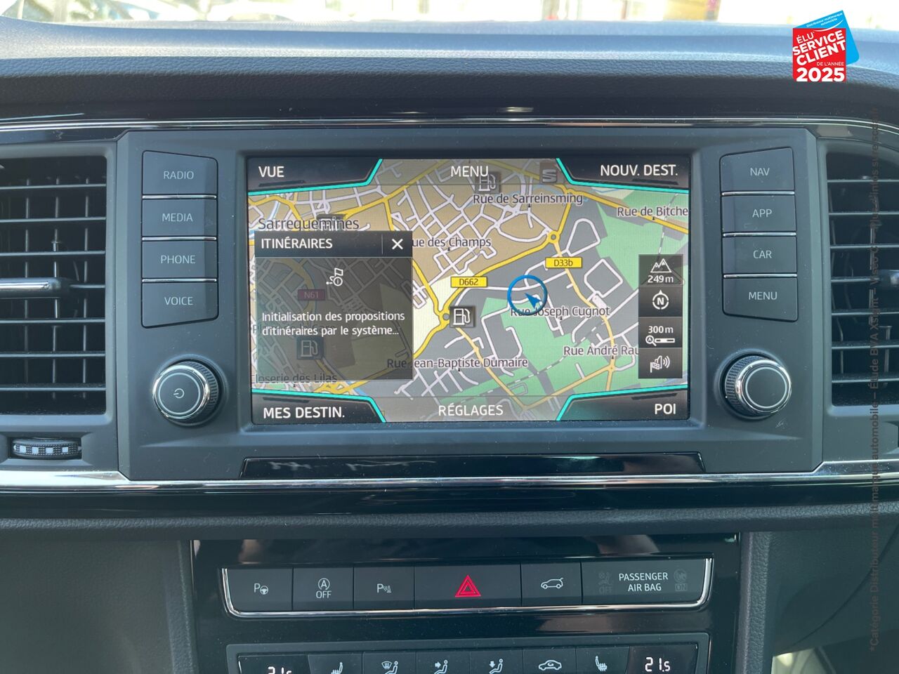 Véhicule d'occasion SEAT ATECA 1.5 TSI 150CH ACT STARTSTOP XCELLENCE DSG EURO6D-T SIEGES CHAUF GPS CAMERA chez Toyota Thionville