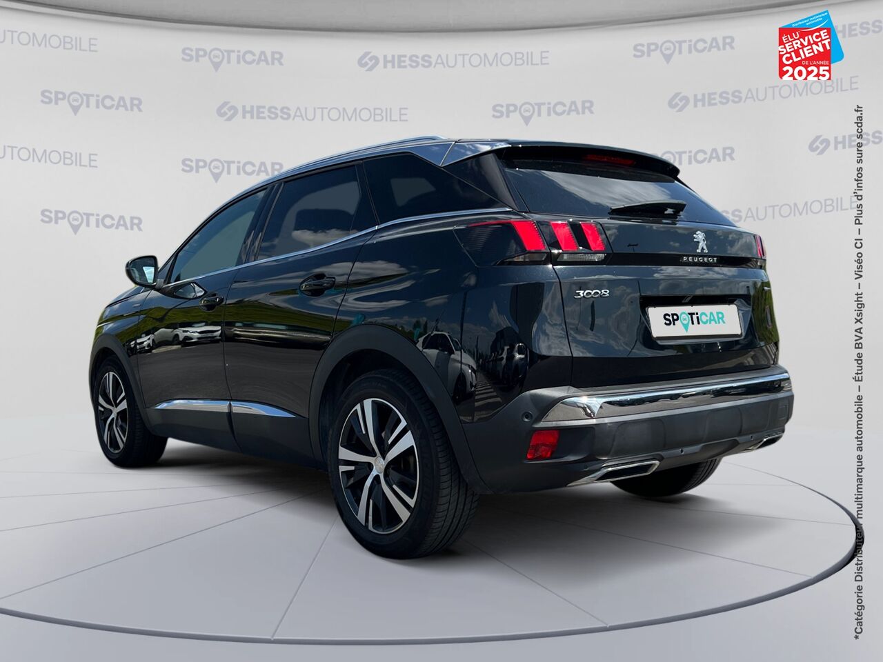Véhicule d'occasion PEUGEOT 3008 1.2 PURETECH 130CH GT LINE S/S EAT6 TOUVRANT CAMERA chez Renault Colmar