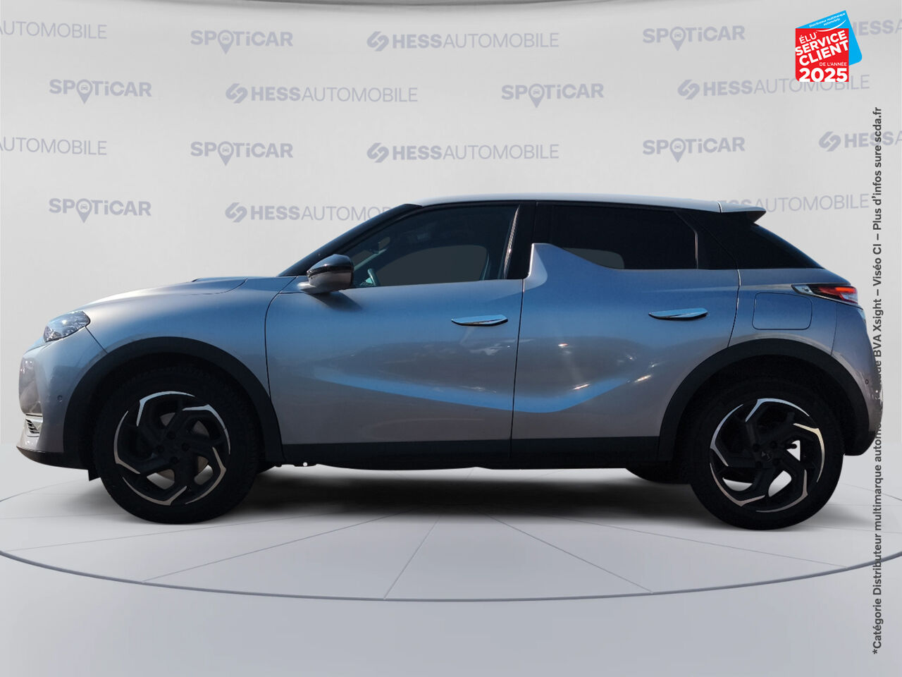 Véhicule d'occasion DS DS 3 CROSSBACK PURETECH 155CH GRAND CHIC AUTOMATIQUE SIEGES CHAUF/CUIR GPS CAMERA CARPLAY chez Renault Saint-Louis