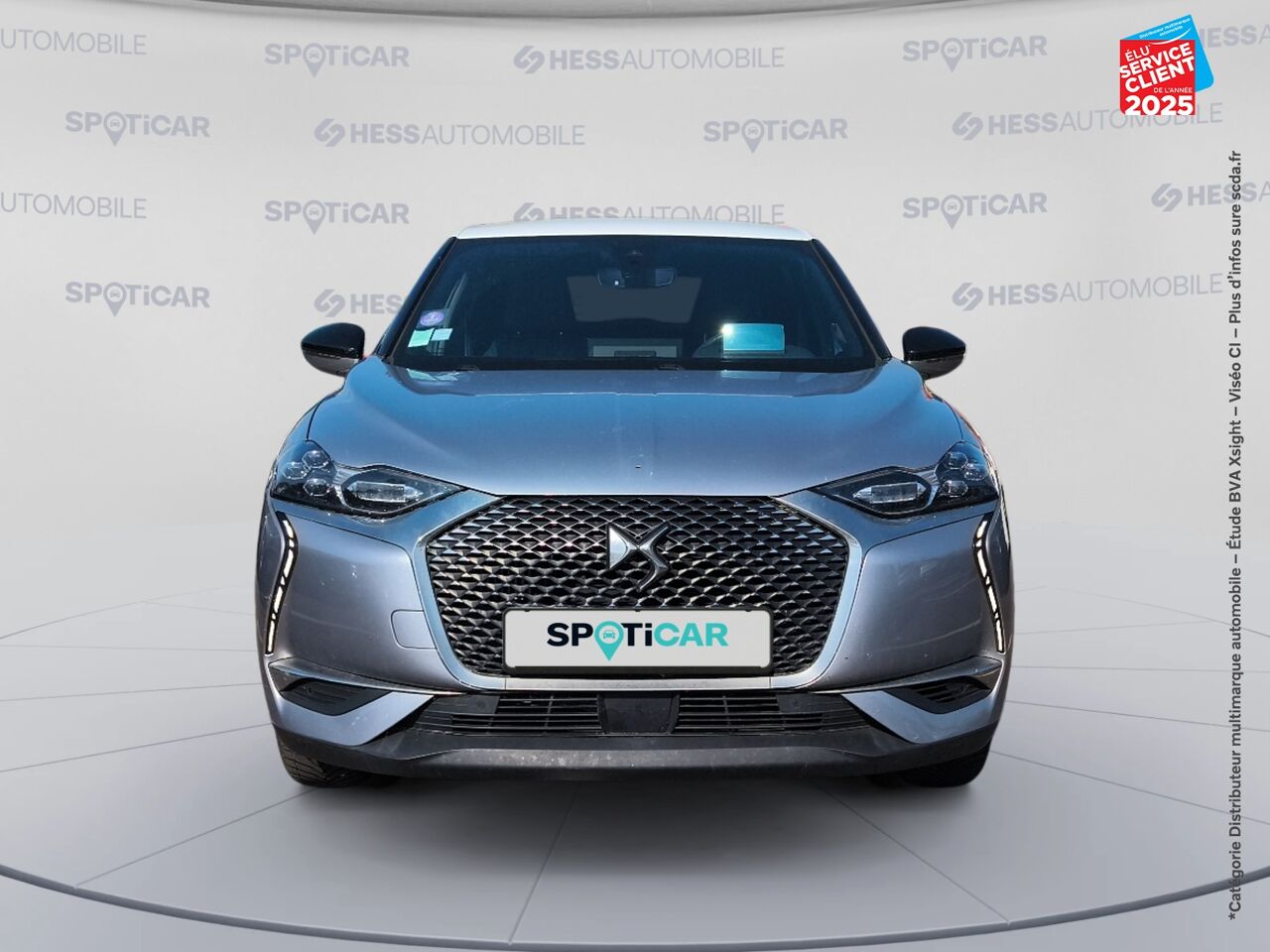 Véhicule d'occasion DS DS 3 CROSSBACK PURETECH 155CH GRAND CHIC AUTOMATIQUE SIEGES CHAUF/CUIR GPS CAMERA CARPLAY chez Renault Saint-Louis