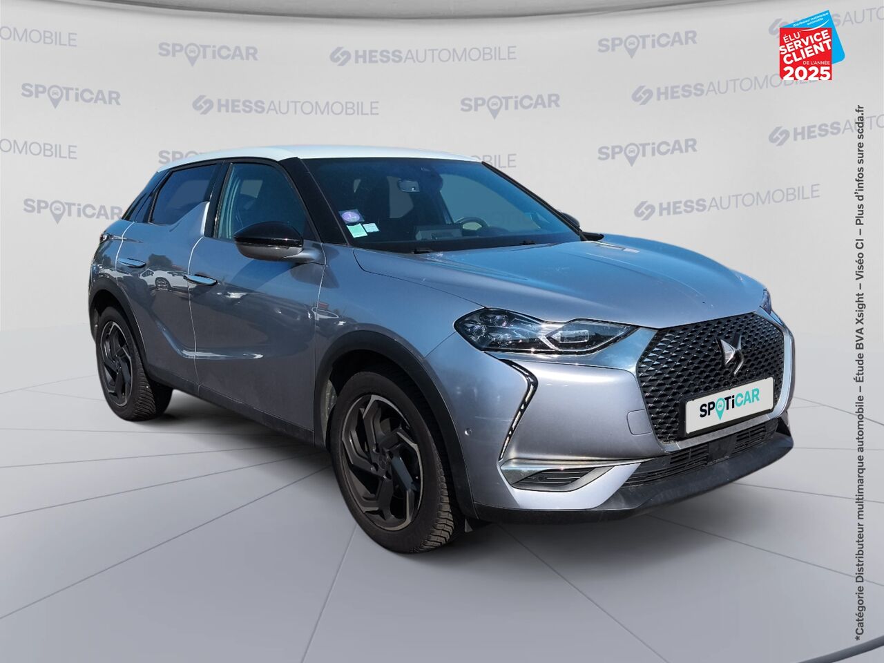Véhicule d'occasion DS DS 3 CROSSBACK PURETECH 155CH GRAND CHIC AUTOMATIQUE SIEGES CHAUF/CUIR GPS CAMERA CARPLAY chez Renault Saint-Louis