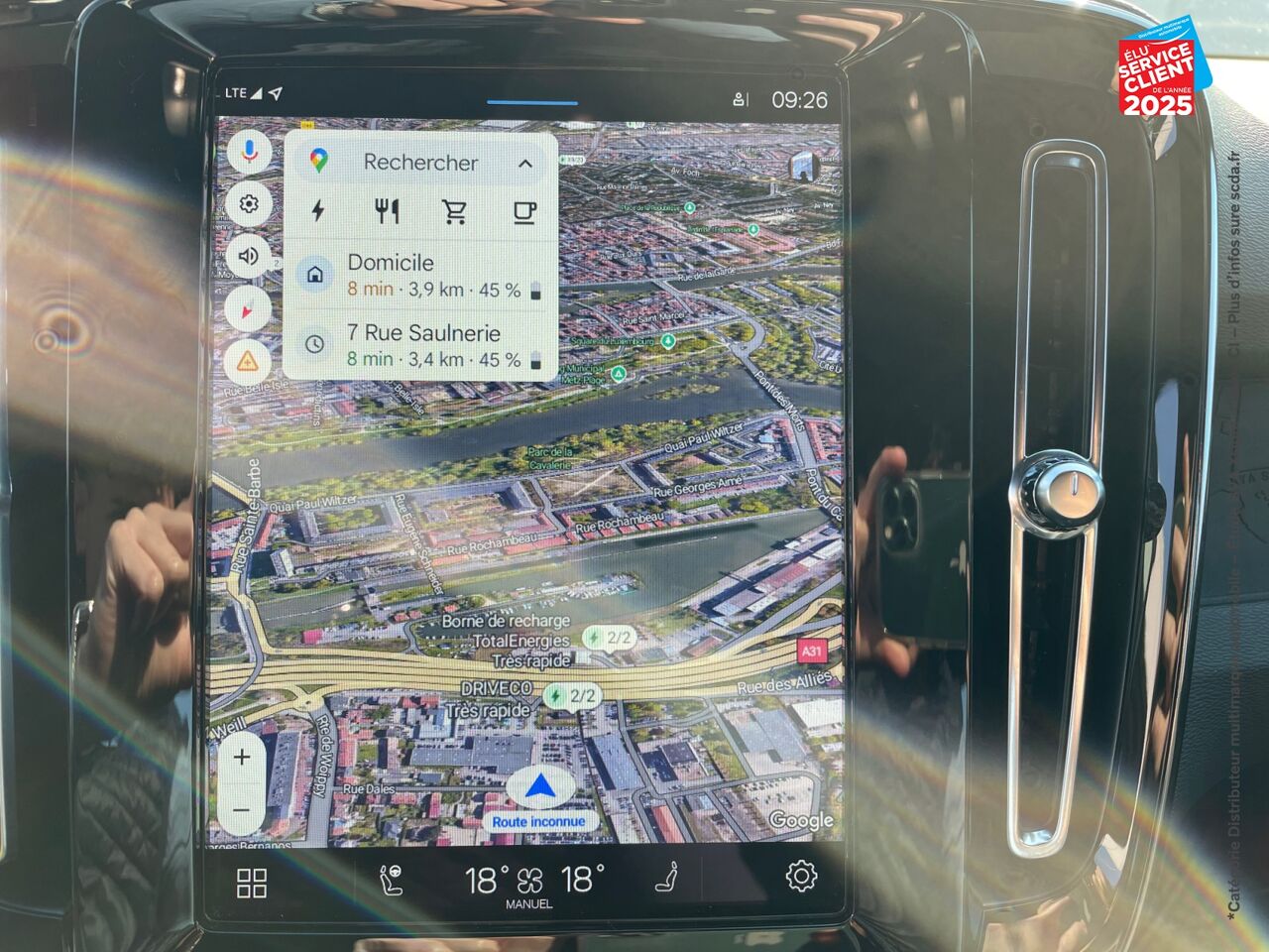 Véhicule d'occasion VOLVO XC40 RECHARGE 231CH START EDT chez Volvo Metz