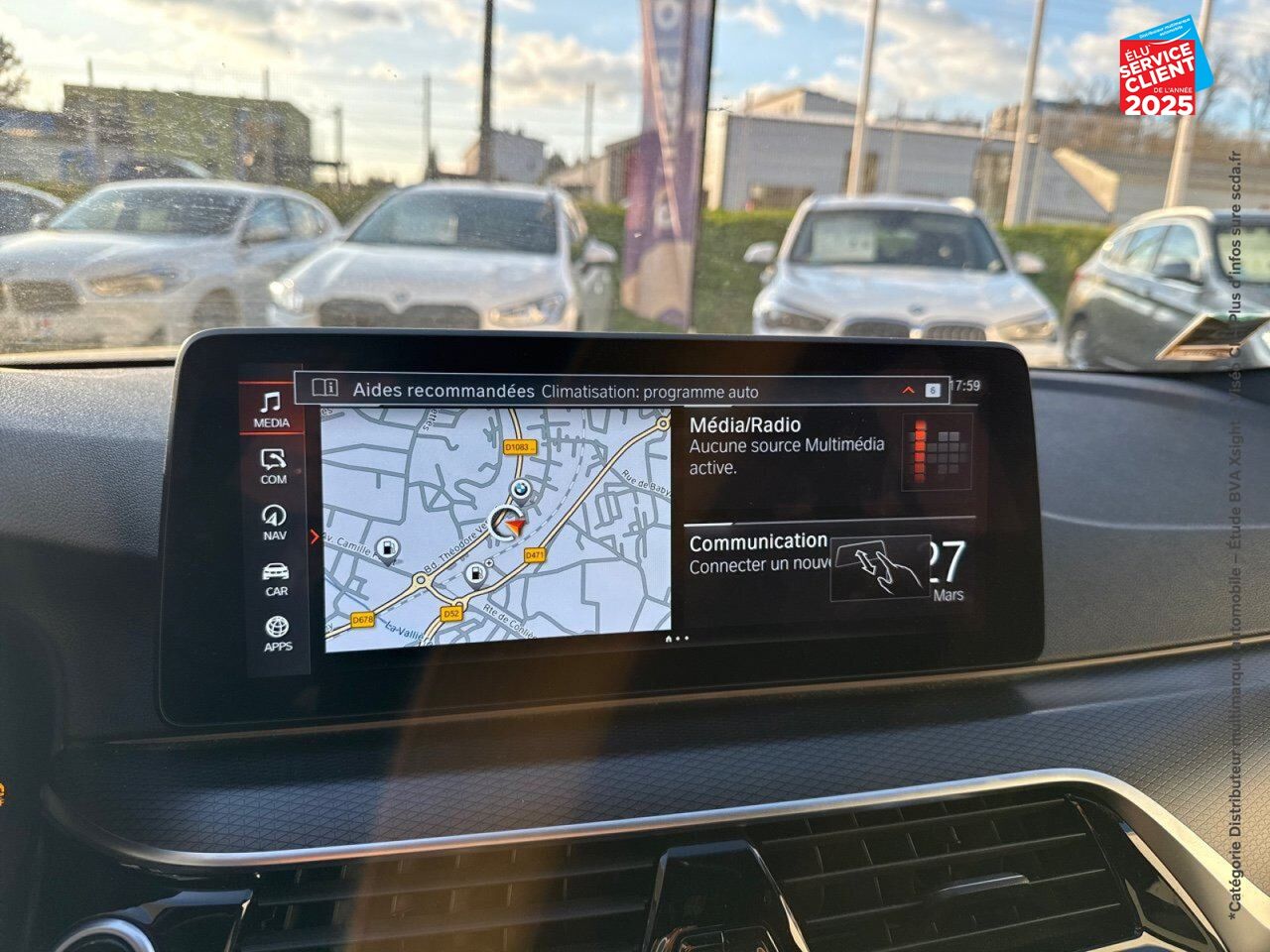 Véhicule d'occasion BMW SERIE 5 TOURING 520DA XDRIVE 190CH M SPORT STEPTRONIC chez Toyota Thionville