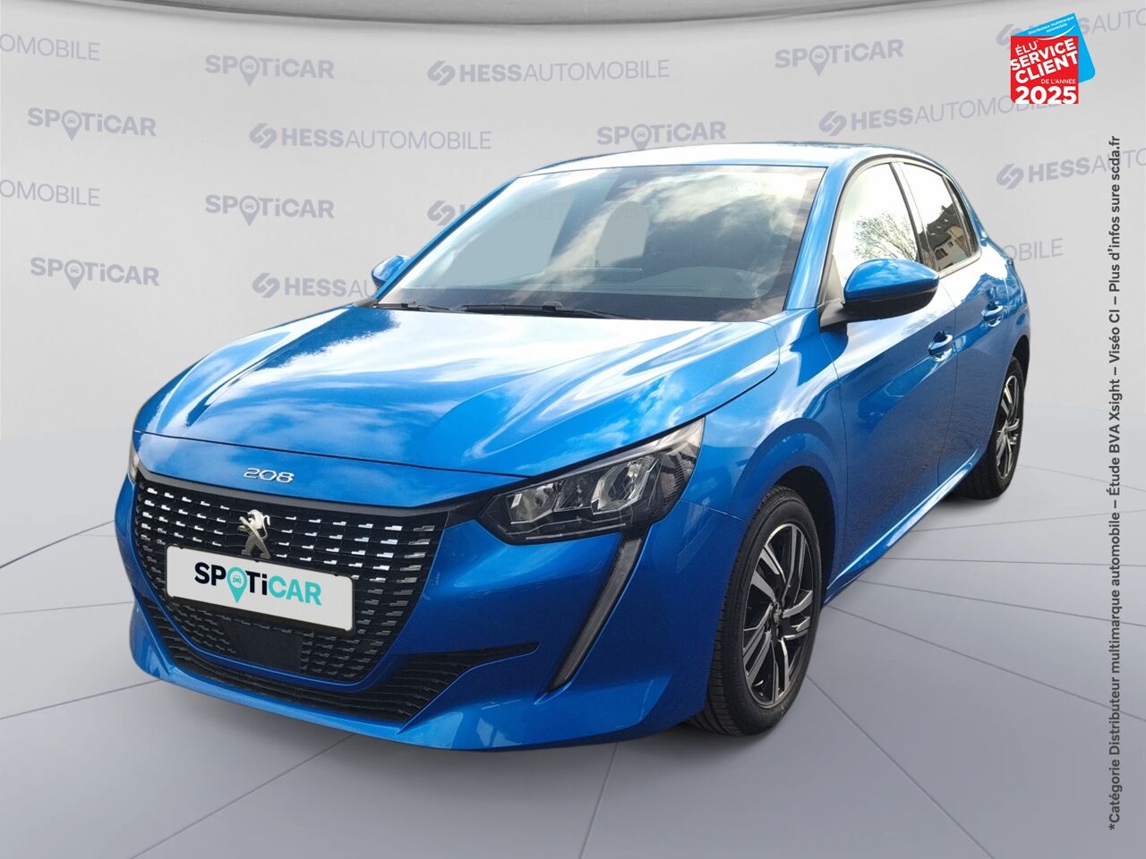 Véhicule d'occasion PEUGEOT 208 1.2 PURETECH 100CH S/S ALLURE BUSINESS EAT8 CAMERA chez Renault Colmar