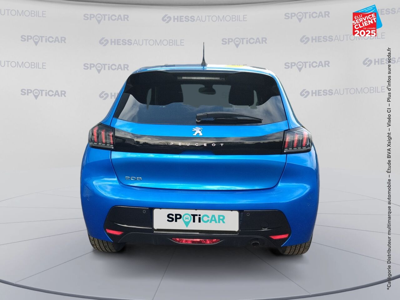 Véhicule d'occasion PEUGEOT 208 1.2 PURETECH 100CH S/S ALLURE BUSINESS EAT8 CAMERA chez Renault Colmar