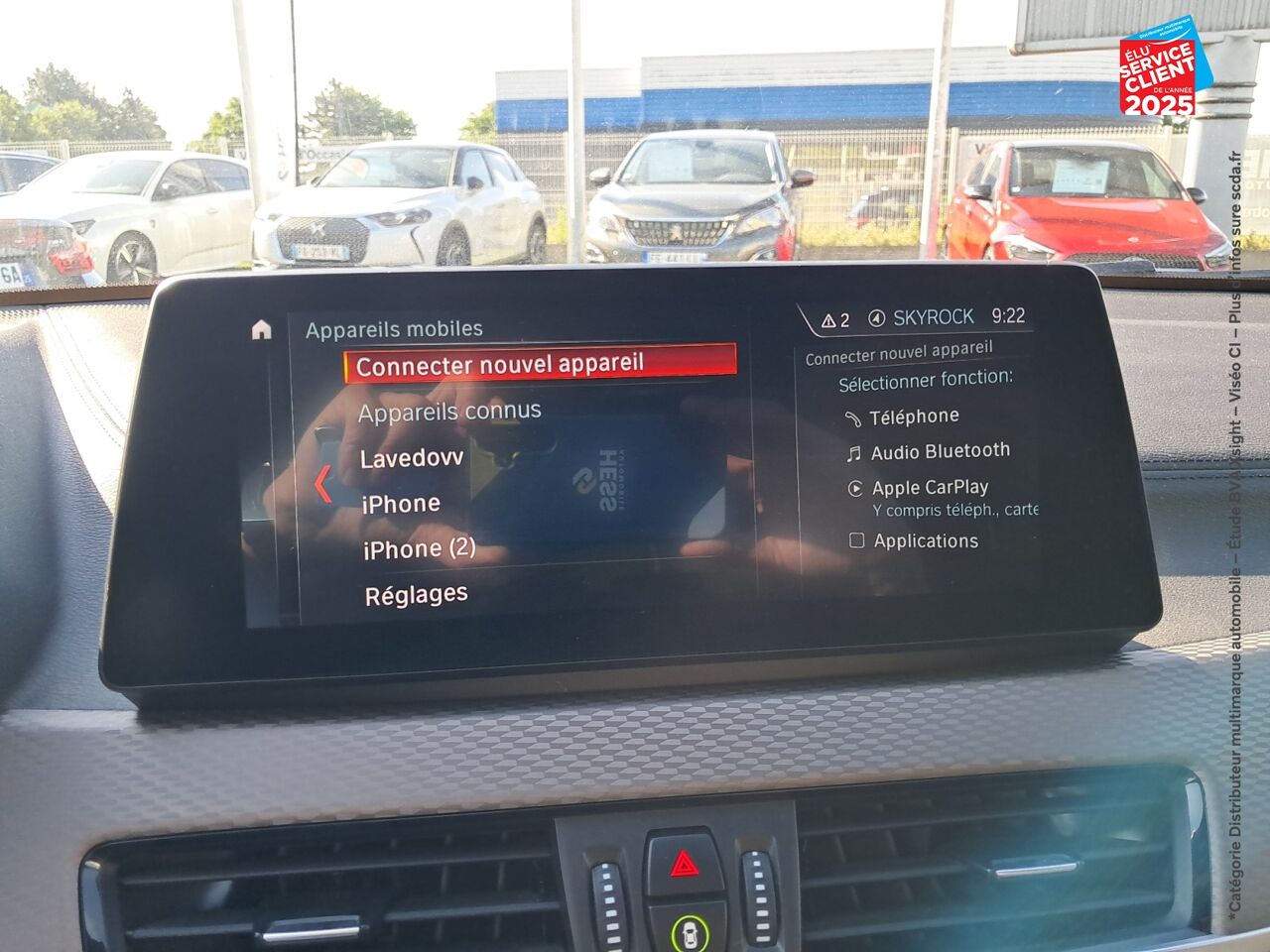 Véhicule d'occasion BMW X2 XDRIVE25EA 220CH M SPORT EURO6D-T SIEGE CHAUF CAMERA GPS HKARDON chez BMW Belfort