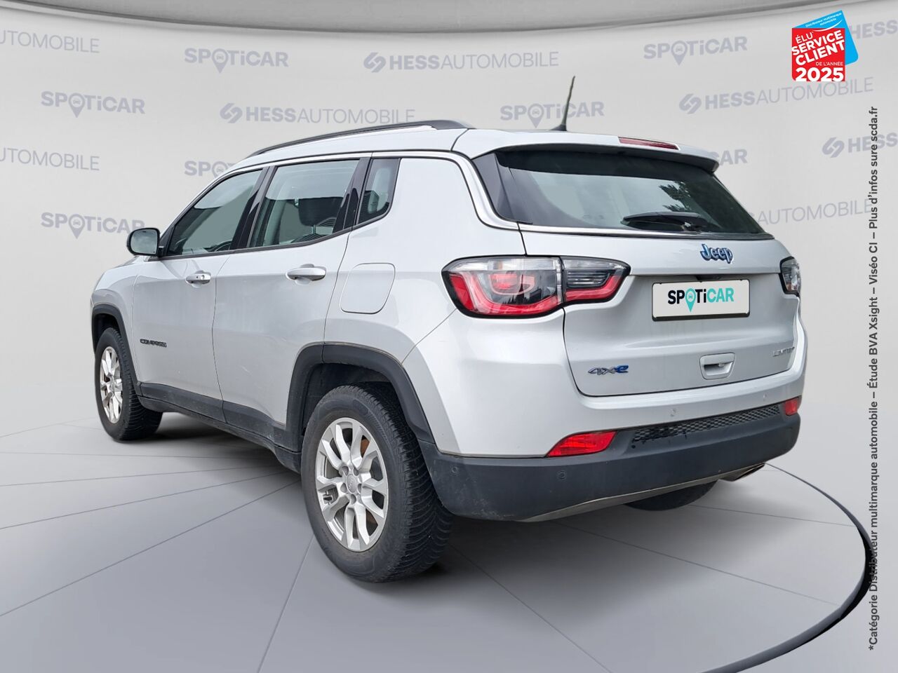 Véhicule d'occasion JEEP COMPASS 1.3 GSE T4 190CH LIMITED 4XE PHEV AT6 GPS RADAR AR chez Renault Haguenau