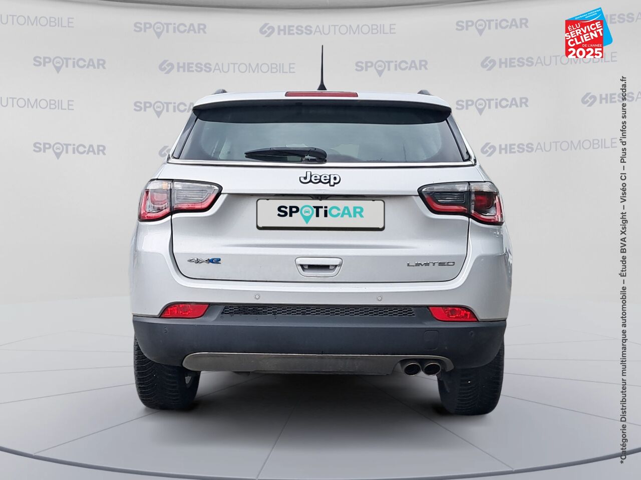 Véhicule d'occasion JEEP COMPASS 1.3 GSE T4 190CH LIMITED 4XE PHEV AT6 GPS RADAR AR chez Renault Haguenau