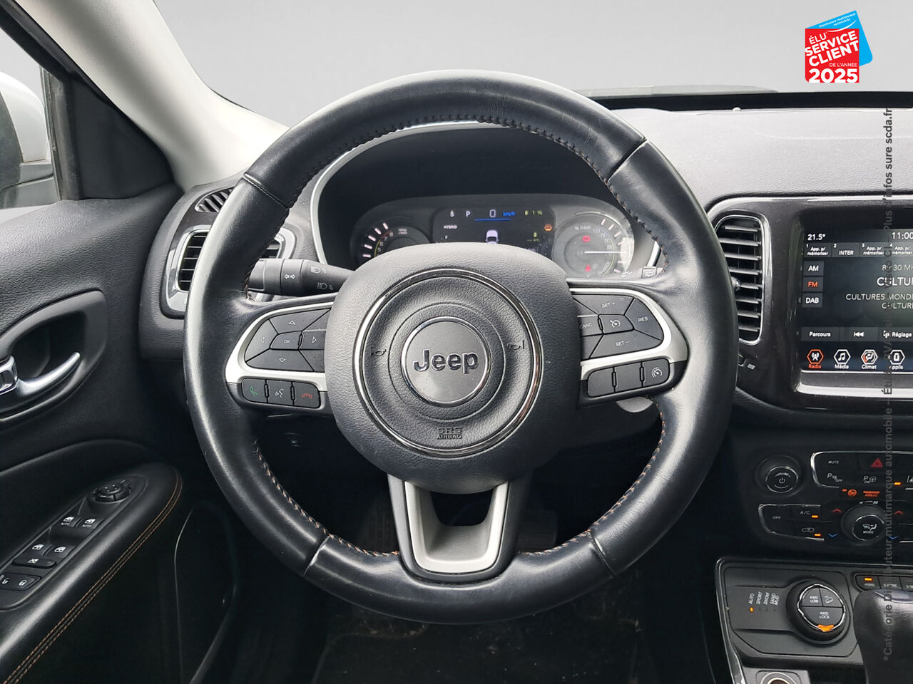 Véhicule d'occasion JEEP COMPASS 1.3 GSE T4 190CH LIMITED 4XE PHEV AT6 GPS RADAR AR chez Renault Haguenau
