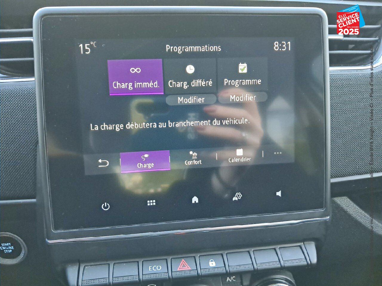 Véhicule d'occasion RENAULT ZOE LIFE CHARGE NORMALE R110 CARPLAY chez Renault Sélestat