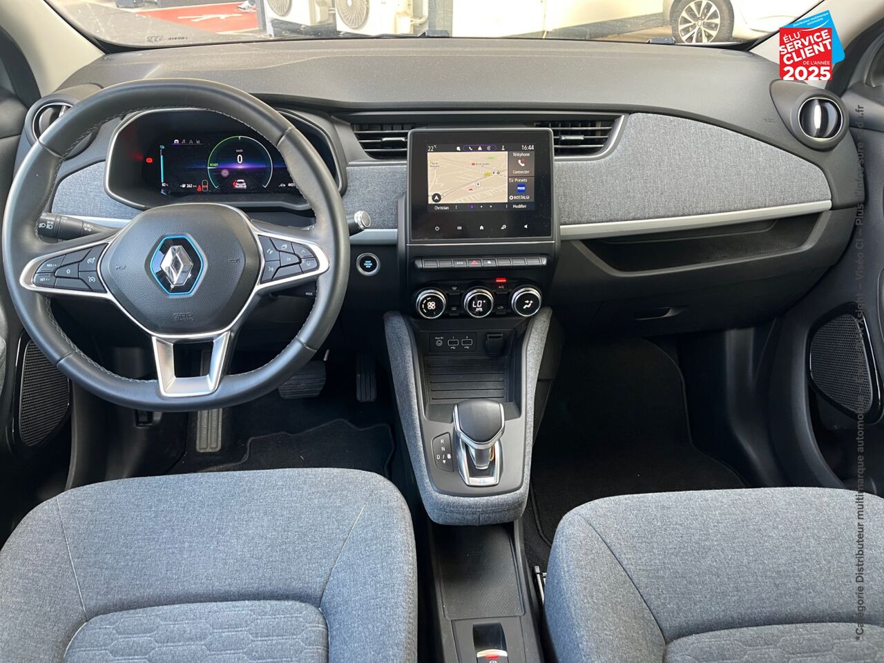 Véhicule d'occasion RENAULT ZOE ZEN CHARGE NORMALE R110 ACHAT INTEGRAL - 20 chez Fiat Mulhouse