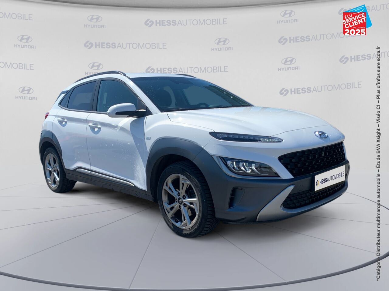 Véhicule d'occasion HYUNDAI KONA 1.6 CRDI 136CH HYBRID 48V CREATIVE GPS CAMERA HUD chez Hyundai Chalons
