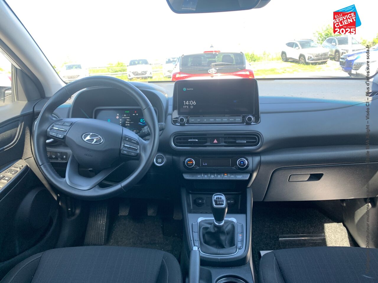 Véhicule d'occasion HYUNDAI KONA 1.6 CRDI 136CH HYBRID 48V CREATIVE GPS CAMERA HUD chez Hyundai Chalons