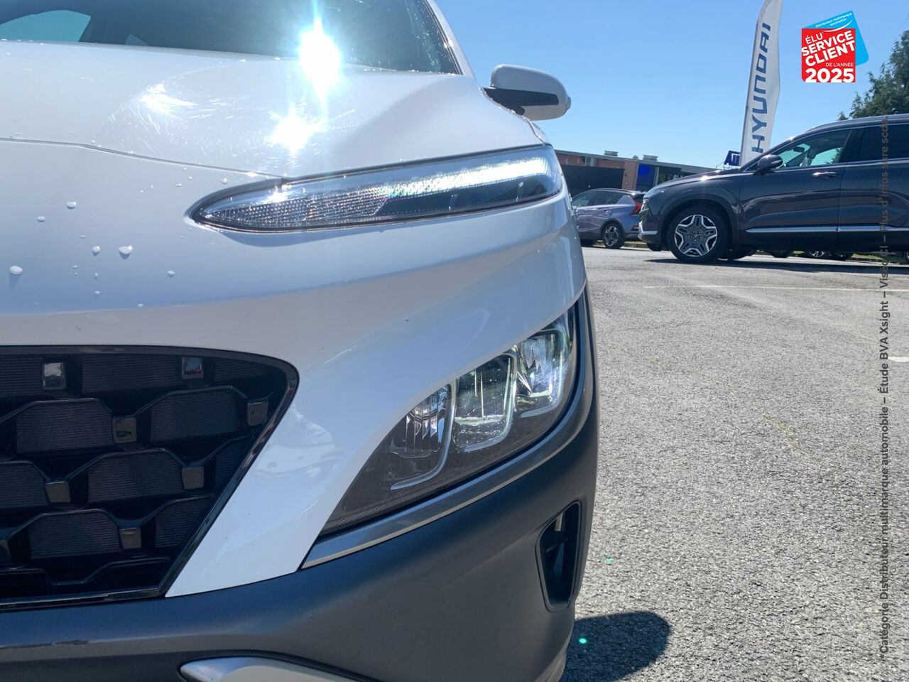 Véhicule d'occasion HYUNDAI KONA 1.6 CRDI 136CH HYBRID 48V CREATIVE GPS CAMERA HUD chez Hyundai Chalons