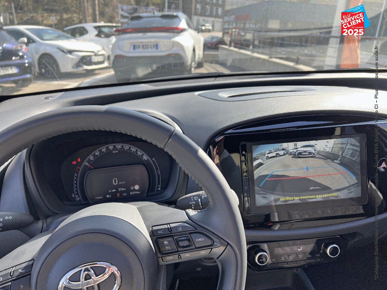 Véhicule d'occasion TOYOTA AYGO X 1.0 VVT-I 72CH AIR DESIGN S-CVT MY24 TOUVRANT CAMERA chez Toyota Sarreguemines