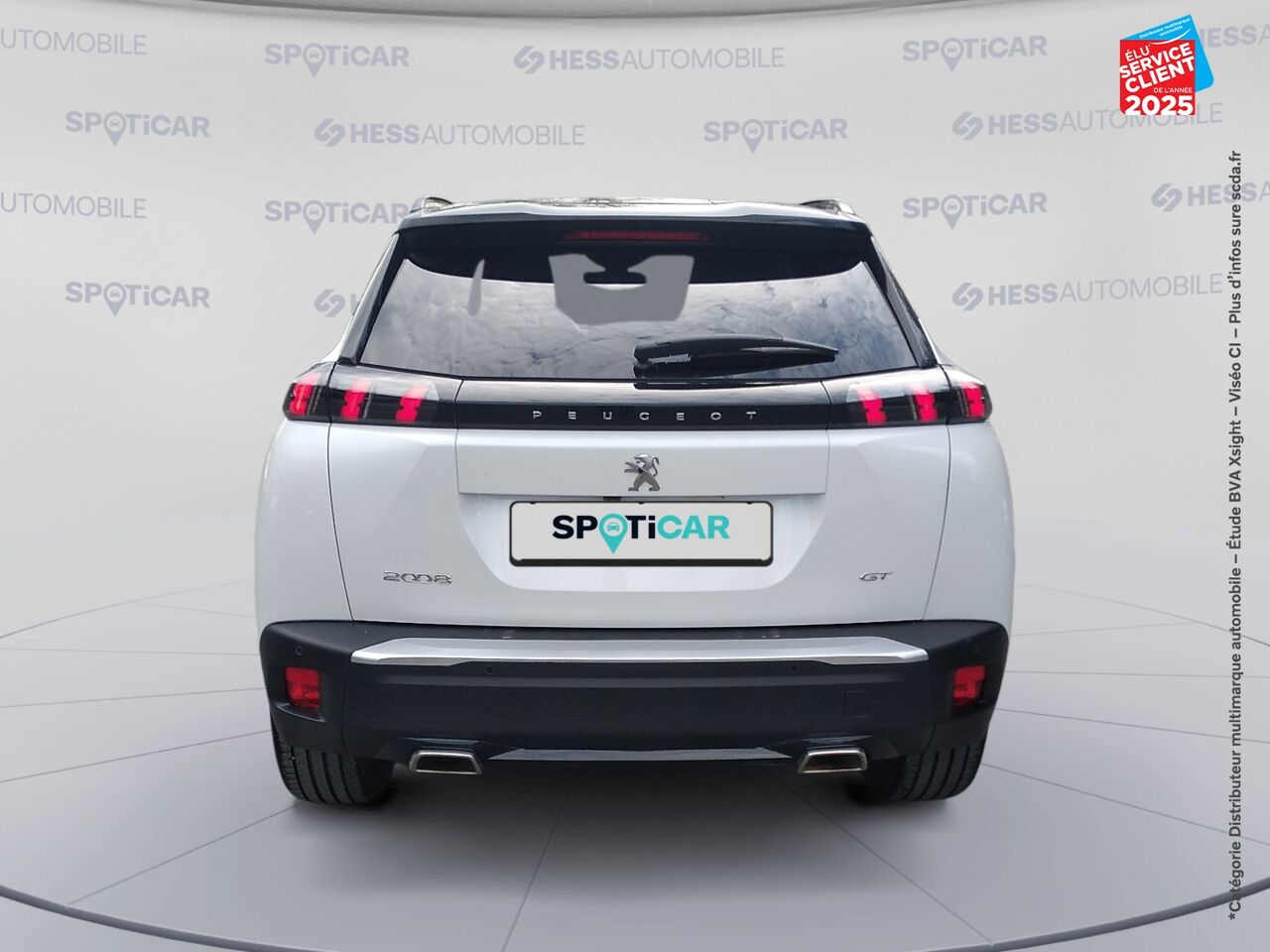 Véhicule d'occasion PEUGEOT 2008 1.2 PURETECH 155CH S/S GT EAT8 SIEGE CHAUF CAMERA GPS chez Toyota Saint Dizier