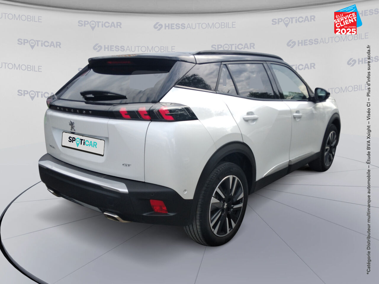 Véhicule d'occasion PEUGEOT 2008 1.2 PURETECH 155CH S/S GT EAT8 SIEGE CHAUF CAMERA GPS chez Toyota Saint Dizier