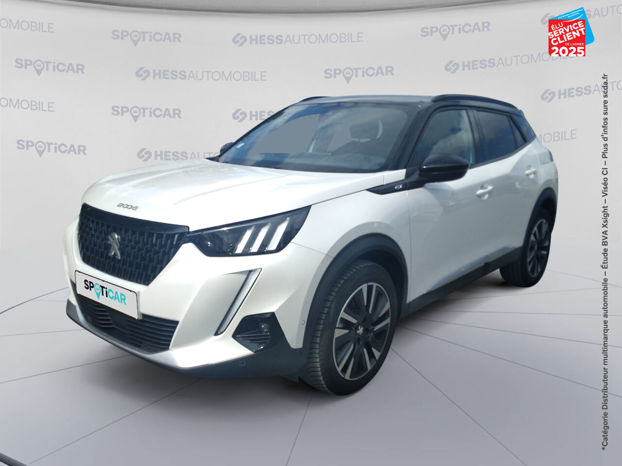 Véhicule d'occasion PEUGEOT 2008 1.2 PURETECH 155CH S/S GT EAT8 SIEGE CHAUF CAMERA GPS chez Toyota Saint Dizier